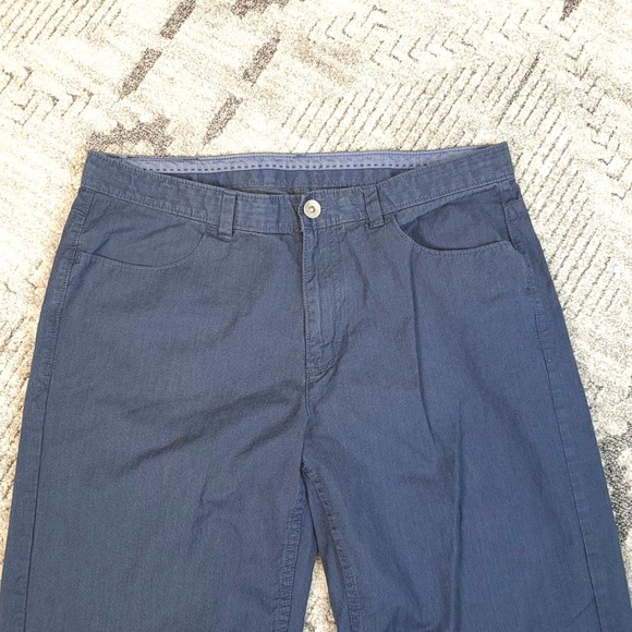 Calvin Klein Men's Blue Blue Khaki Pants size 34x30 - Picture 3 of 6